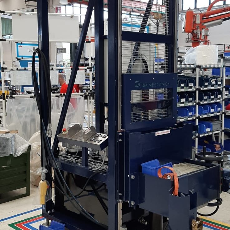 pressa a bandiera BM meccanica